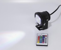 Светодиодный прожектор RB10RGB+IR REM CONTROL 10W, 220V, RGB, C1