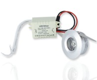 Светодиодный светильник точечный RS D41 1W, Warm White, C1