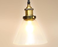 Светильник лофт PG208-D PA29 220V, E27, стекло, C1