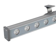 Светодиодный прожектор AR-LINE-1000M-24W-24V RGB (Grey, 30 deg, DMX512)